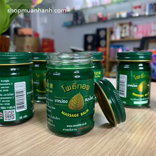 Dầu cù là Massage Balm lá bồ đề 50g-5