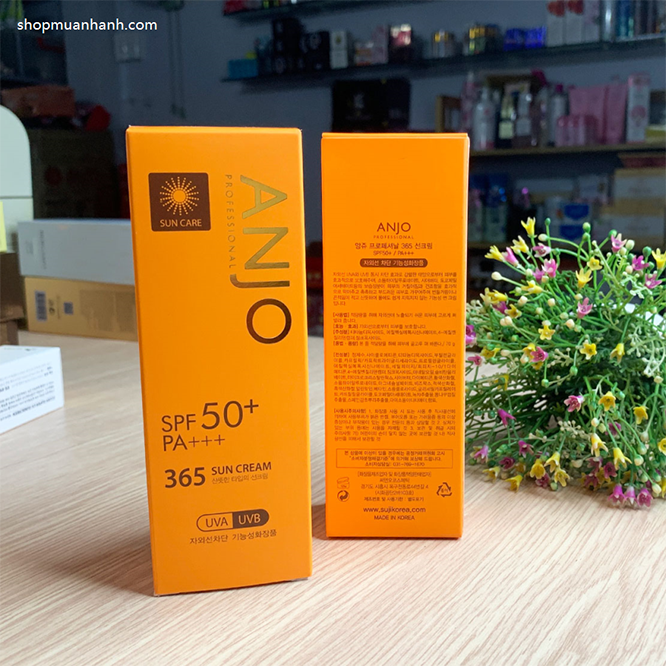 Kem Chống Nắng Anjo 365 SPF50 PA Hàn Quốc-4