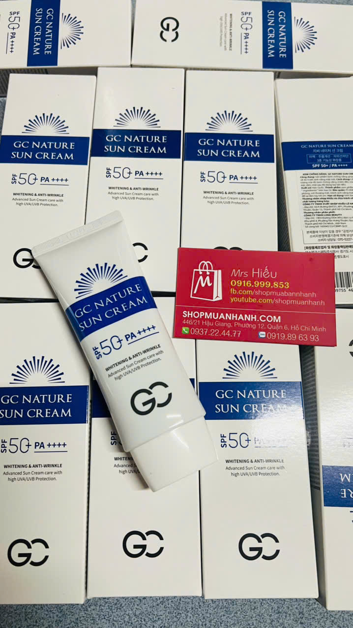 Kem Chống Nắng GC Nature Sun Cream SPF 50+ PA++++ Hàn Quốc-1