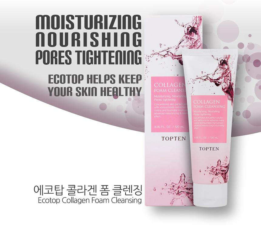 Sữa Rửa Mặt Collagen Topten Collagen Foam Cleansing 120ml-1