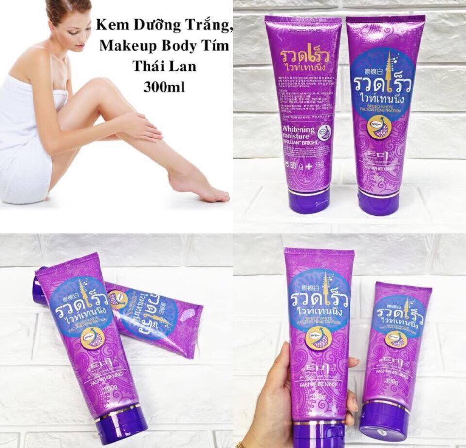 Kem Dưỡng Trắng Makeup Body Tím Faylacis Fast Whitening Thái Lan-1
