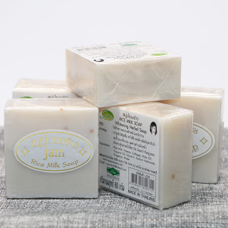 Xà Phòng Tắm Trắng Cám Gạo Rice Milk Soap Thái Lan-1