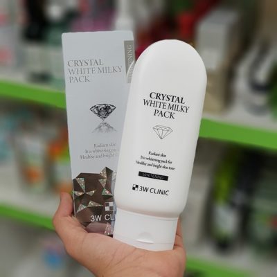 Kem Tắm Trắng Da 3W Clinic Crystal Whitening Milky Pack 200g-2