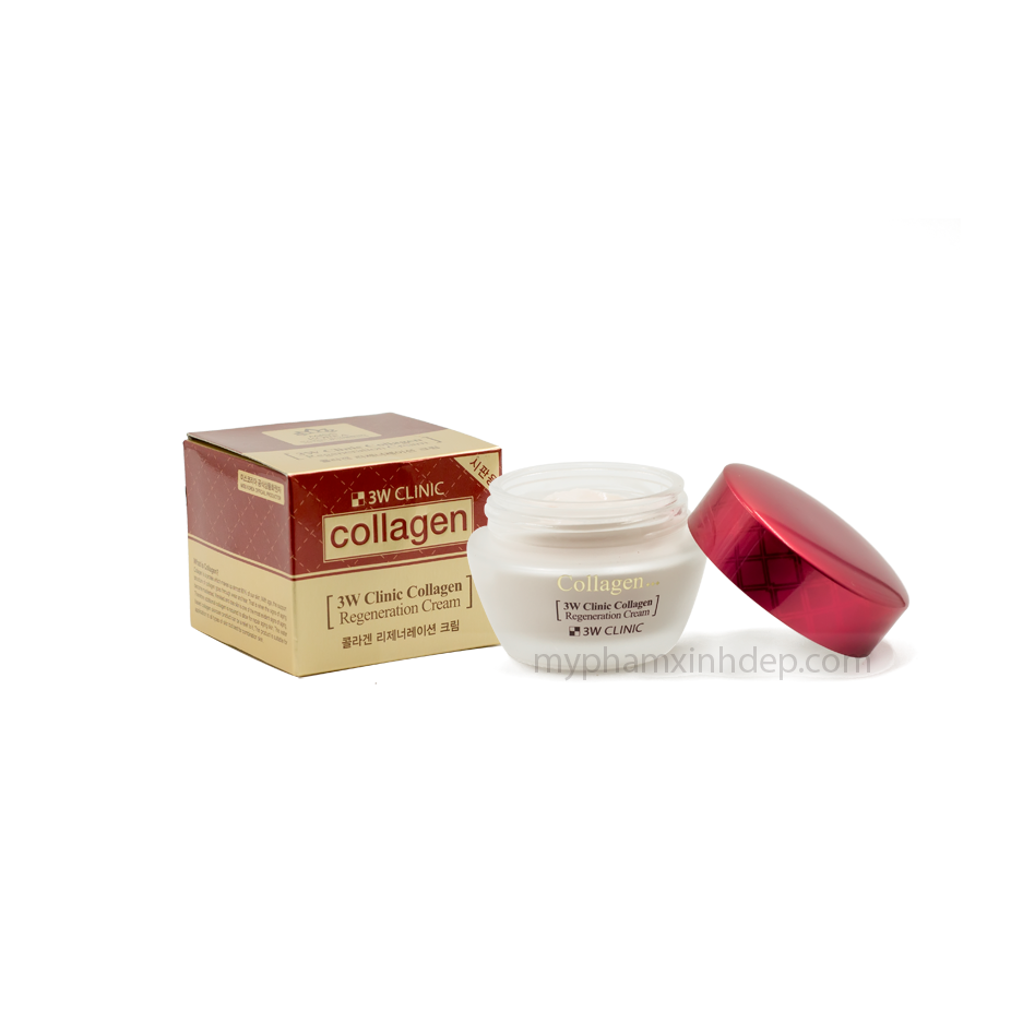 Kem Dưỡng Trắng Da Chống Lão Hóa 3W Clinic Collagen-1