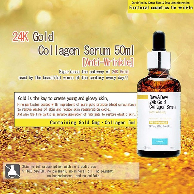Serum Dew And Dew 24K Gold Collagen Chính Hãng Hàn Quốc-1
