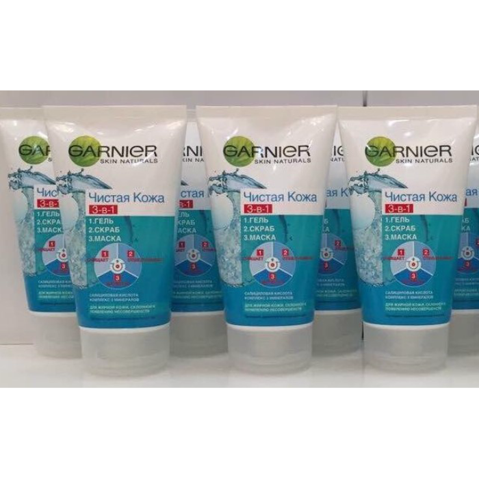 Gel Rửa Mặt Garnier Skin Natural 3 In 1 Chính Hãng Nga-2