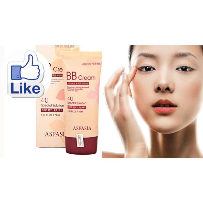 Kem Nền Chống Nắng Aspasia 4U Special B.B Solution Cream SPF50 PA-1