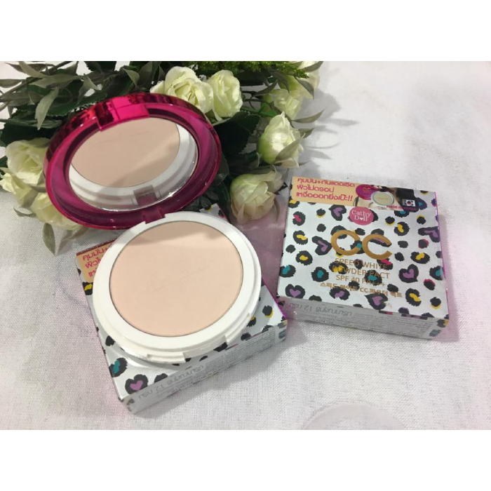 Phấn Phủ Nén Cathy Doll CC Speed White Powder Pact Chính Hãng-1