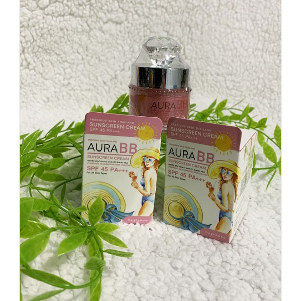 Kem Dưỡng Da Chống Nắng Alpha Arbutin Aura BB-2