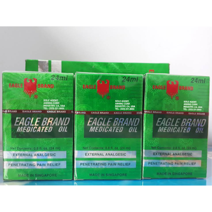 Dầu Gió Xanh Hiệu Con Ó 2 Nắp Singapore-1