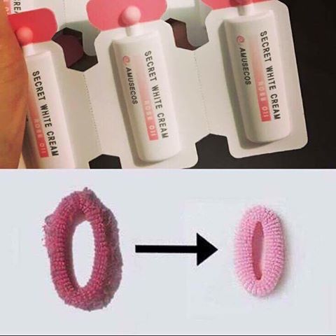 Gel Làm Hồng Và Se Khít Vùng Kín Amusecos Secret White Cream Rose Oil-1