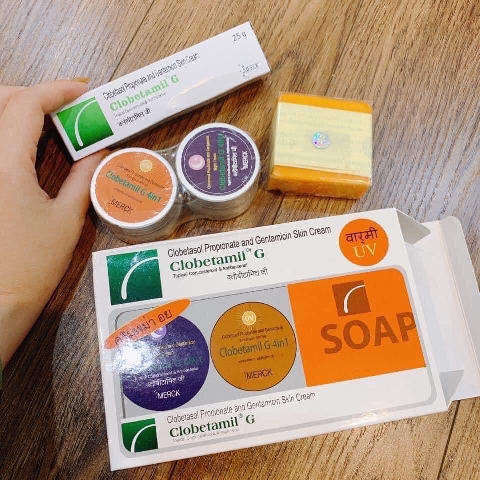 Bộ Trị Nám Tàn Nhang Cao Cấp Clobetamil G Thái Lan-1