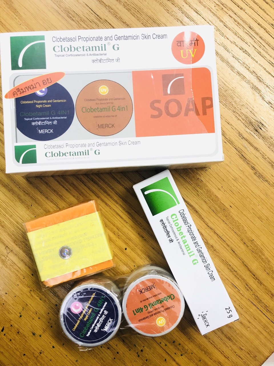 Bộ Trị Nám Tàn Nhang Cao Cấp Clobetamil G Thái Lan-3