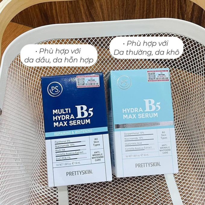 Serum B5 Pretty Skin hỗ trợ phục hồi, dưỡng trắng da 50ml-1