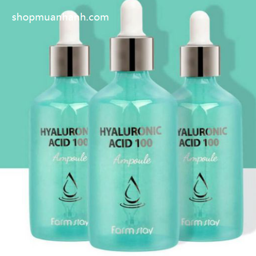 Tinh chất Farmstay Hyaluronic Acid 100 Ampoule(SER09)- Hàn Quốc-2