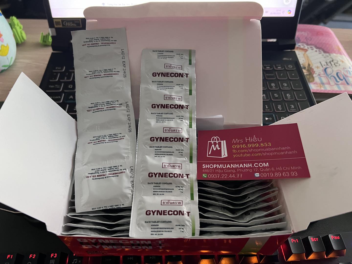 Viên Đăt Phụ Khoa Gynecon thái lan-1